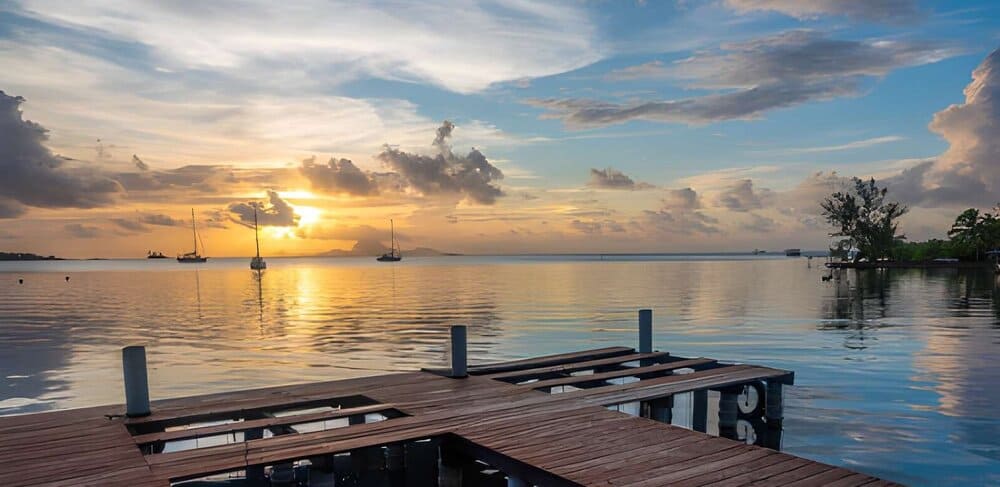 Allevamento perlifero a Tahiti