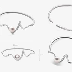 Bracelet Jonc Ondine, vue 5