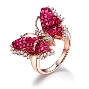 Papillon ardent, vue 1