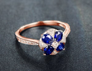 Fleur bleue, vue 5