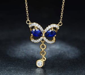 Papillon bleu, vue 4