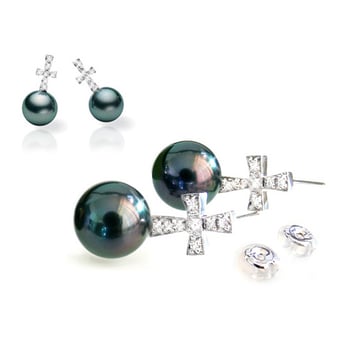 Parure di Perle di Tahiti - 9/11mm - GEMME