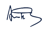 Signature du gemmologue
