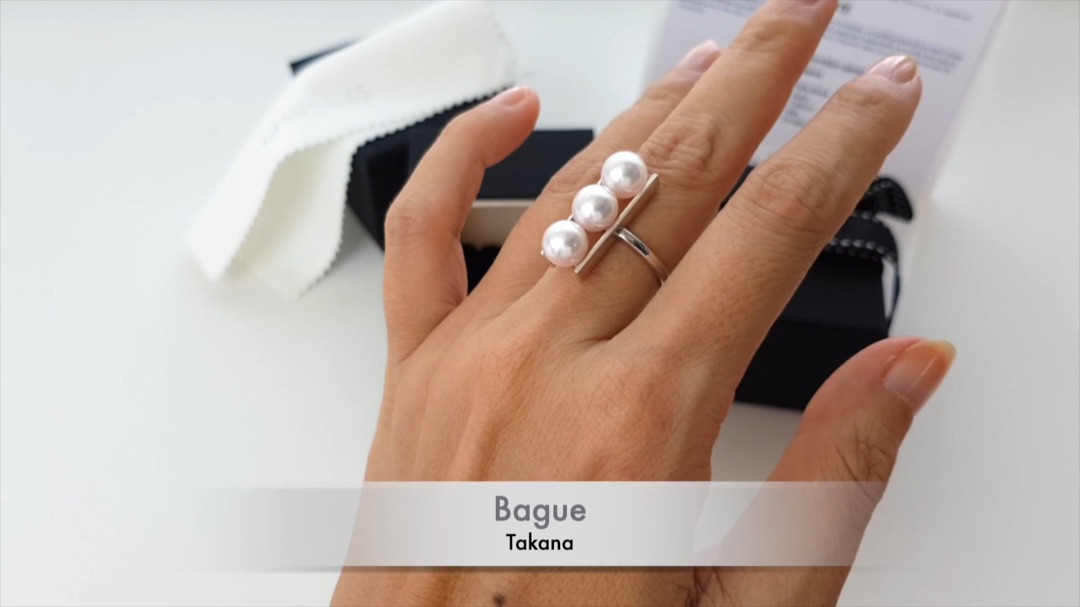 Bague Takana, or blanc | Gemperles