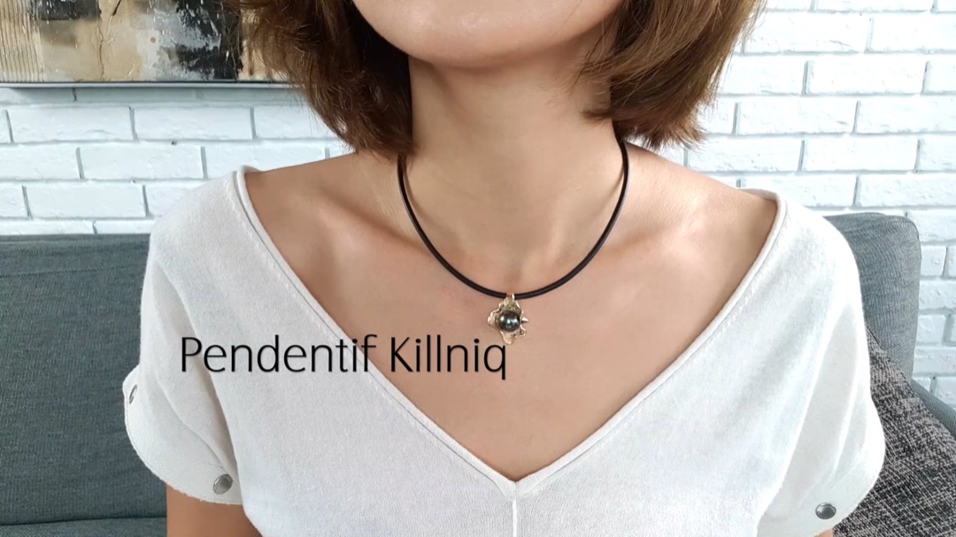 Ciondolo Killniq - Oro giallo & Perla di Tahiti 10.5/11mm, GEMME | Gemperles