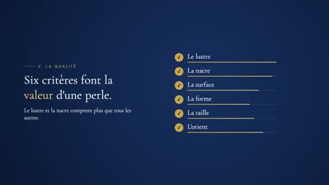 La qualité